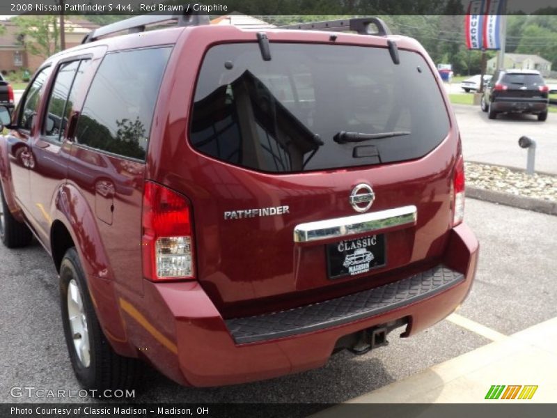 Red Brawn / Graphite 2008 Nissan Pathfinder S 4x4