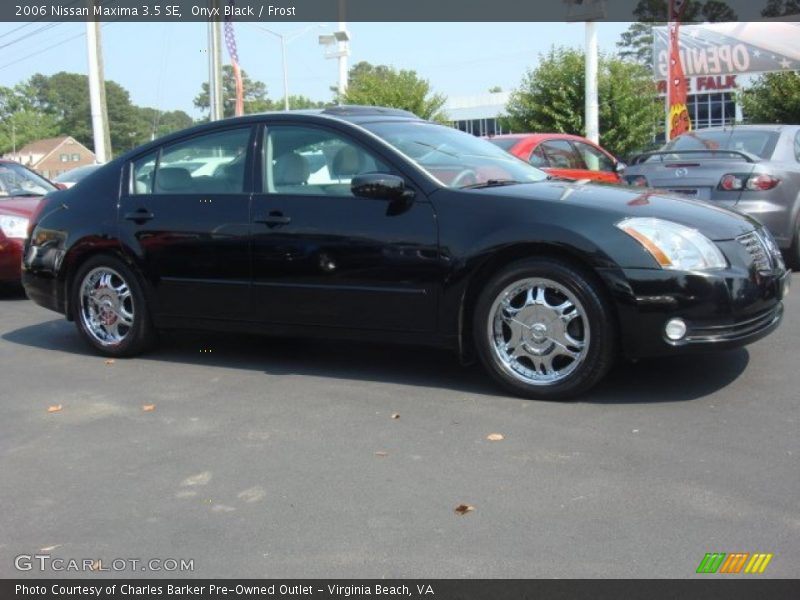 Onyx Black / Frost 2006 Nissan Maxima 3.5 SE