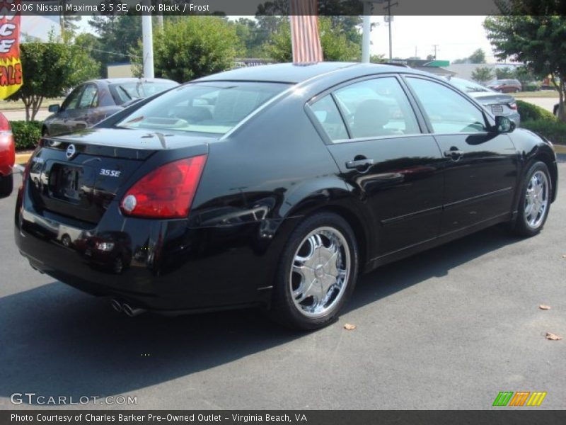 Onyx Black / Frost 2006 Nissan Maxima 3.5 SE