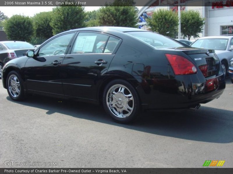Onyx Black / Frost 2006 Nissan Maxima 3.5 SE