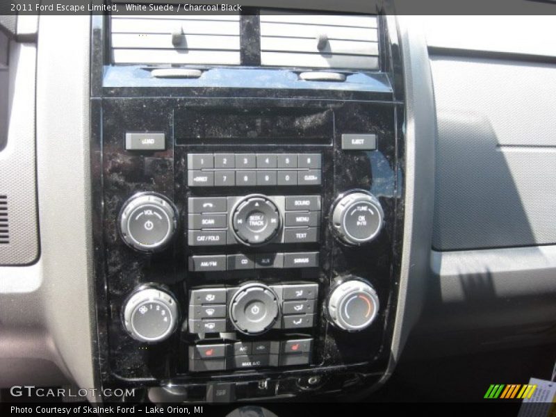 White Suede / Charcoal Black 2011 Ford Escape Limited
