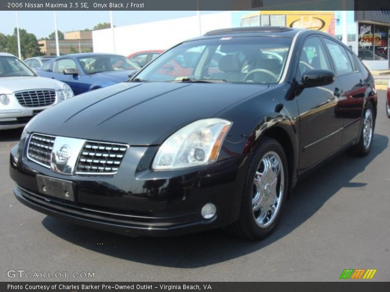 Onyx Black / Frost 2006 Nissan Maxima 3.5 SE