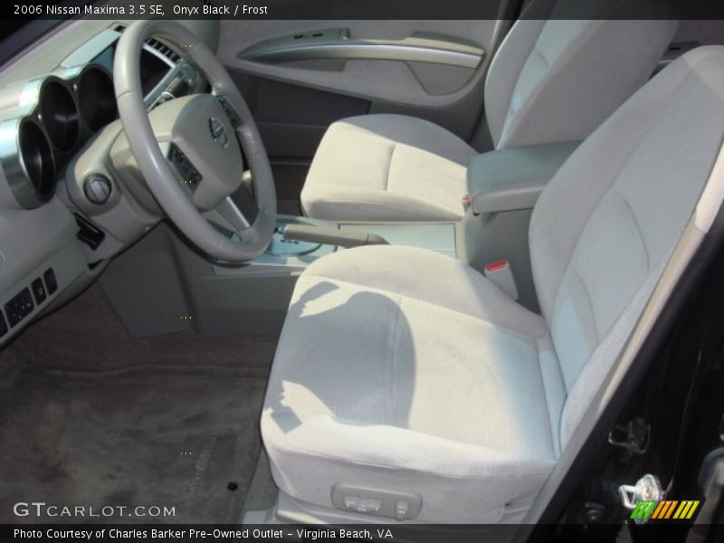 Onyx Black / Frost 2006 Nissan Maxima 3.5 SE