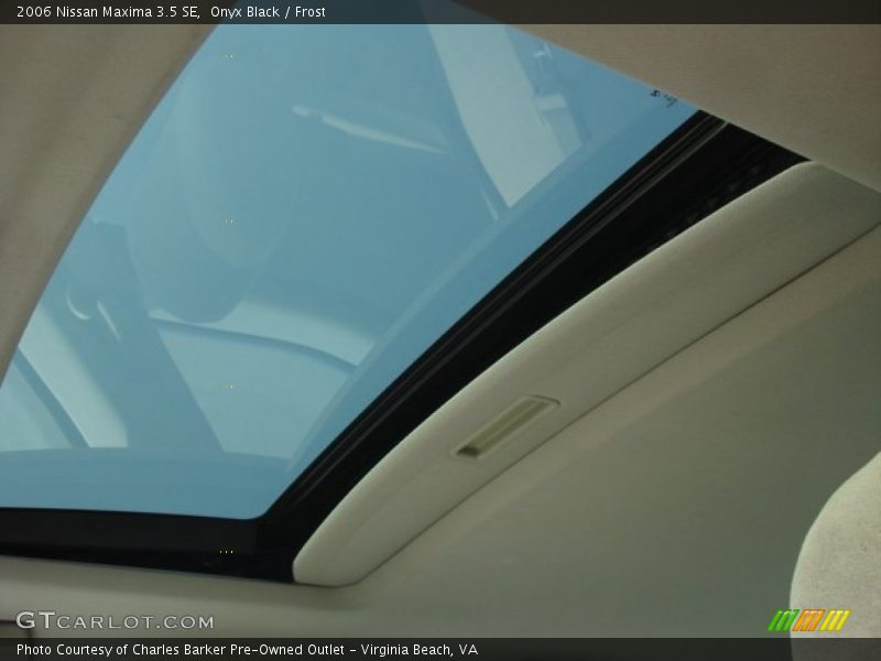 Onyx Black / Frost 2006 Nissan Maxima 3.5 SE