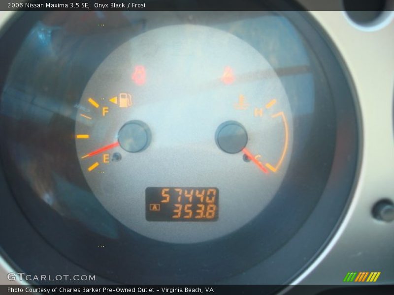 Onyx Black / Frost 2006 Nissan Maxima 3.5 SE