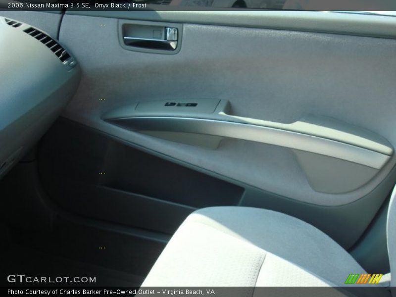 Onyx Black / Frost 2006 Nissan Maxima 3.5 SE