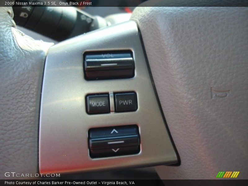 Onyx Black / Frost 2006 Nissan Maxima 3.5 SE