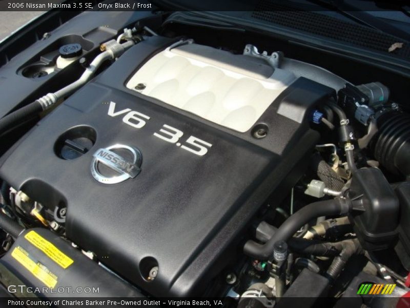 Onyx Black / Frost 2006 Nissan Maxima 3.5 SE