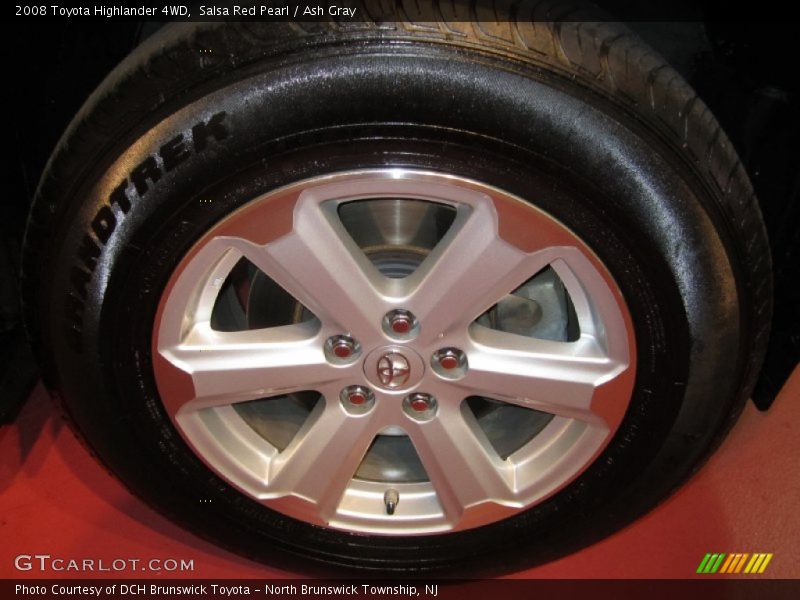 Salsa Red Pearl / Ash Gray 2008 Toyota Highlander 4WD