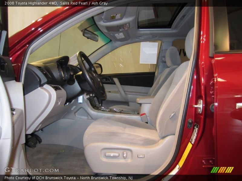 Salsa Red Pearl / Ash Gray 2008 Toyota Highlander 4WD