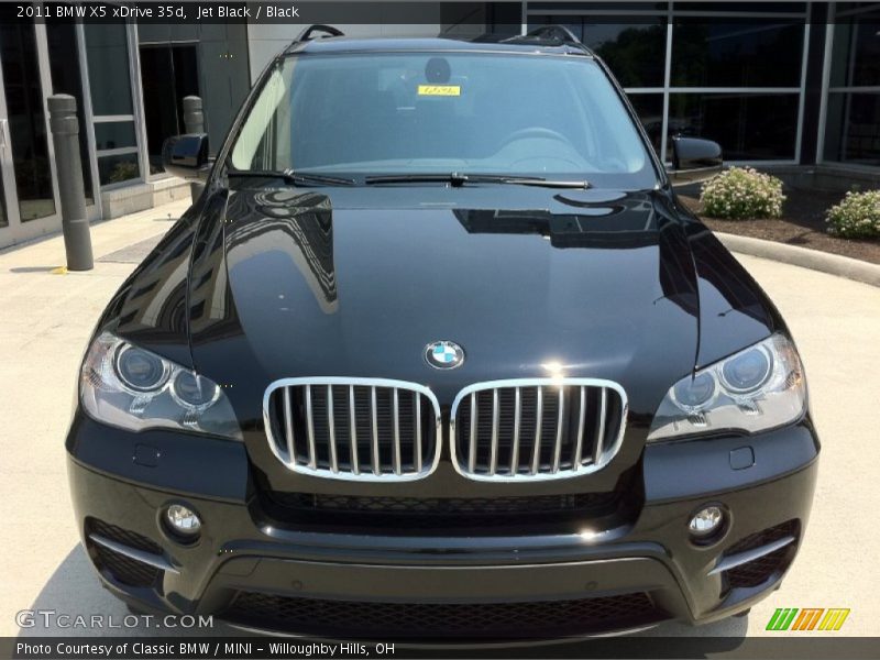 Jet Black / Black 2011 BMW X5 xDrive 35d