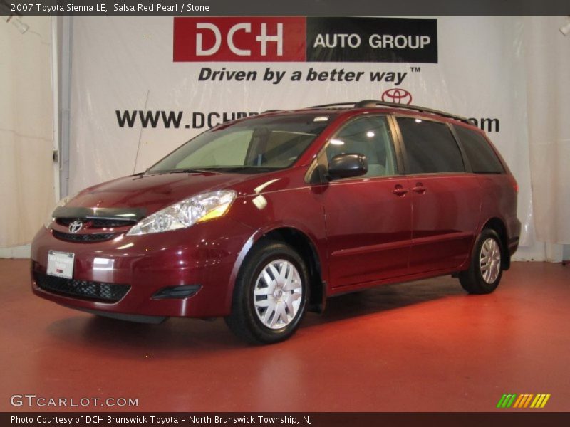 Salsa Red Pearl / Stone 2007 Toyota Sienna LE