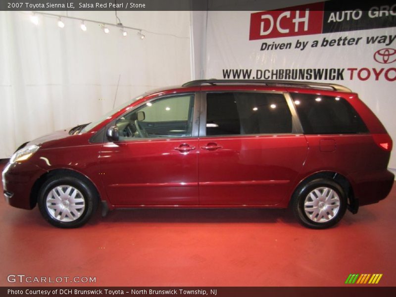 Salsa Red Pearl / Stone 2007 Toyota Sienna LE