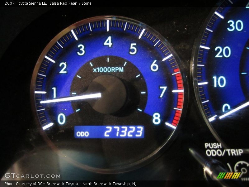 Salsa Red Pearl / Stone 2007 Toyota Sienna LE