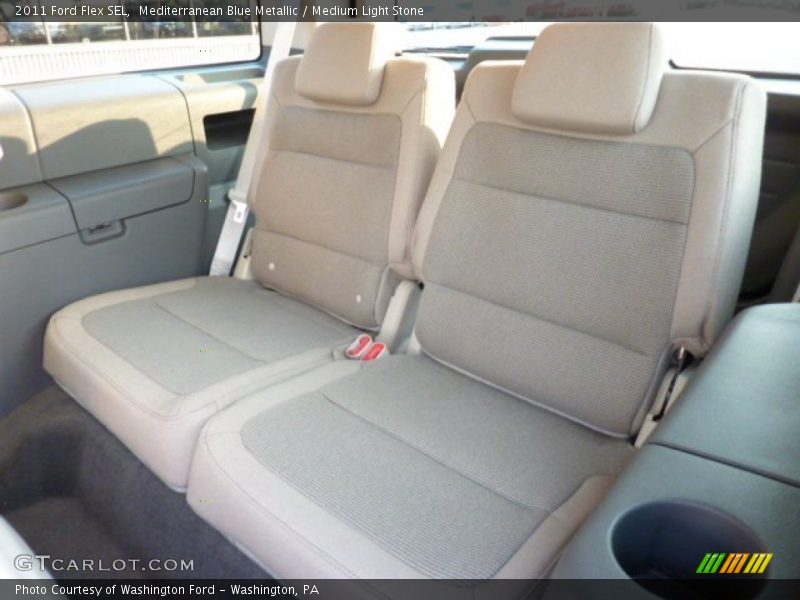 Mediterranean Blue Metallic / Medium Light Stone 2011 Ford Flex SEL
