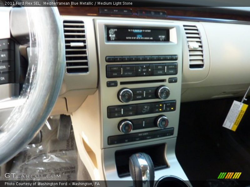 Mediterranean Blue Metallic / Medium Light Stone 2011 Ford Flex SEL