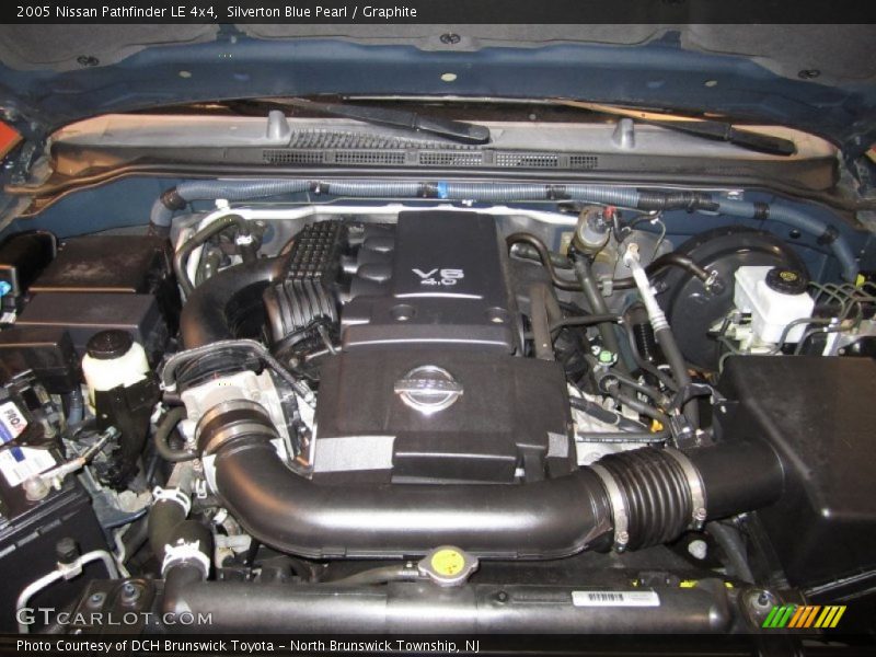 Silverton Blue Pearl / Graphite 2005 Nissan Pathfinder LE 4x4