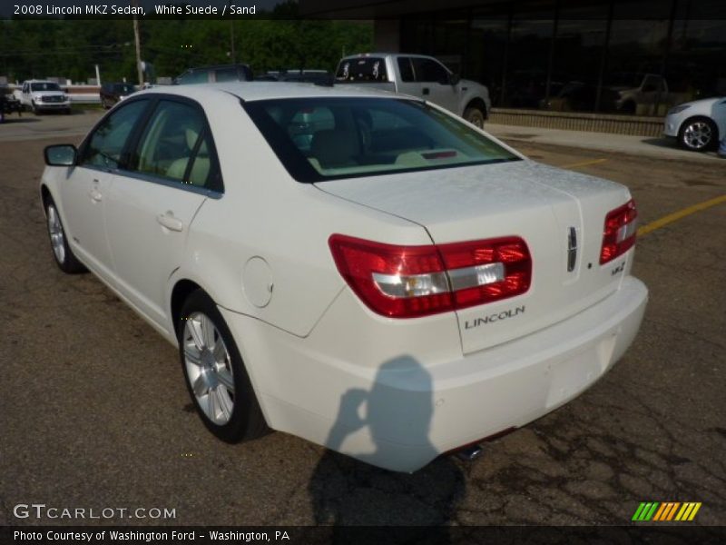 White Suede / Sand 2008 Lincoln MKZ Sedan