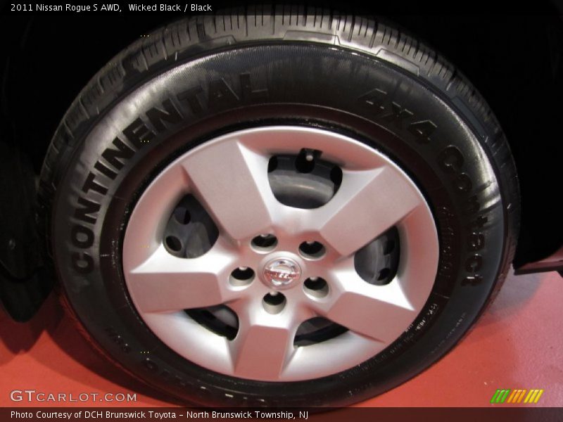 Wicked Black / Black 2011 Nissan Rogue S AWD
