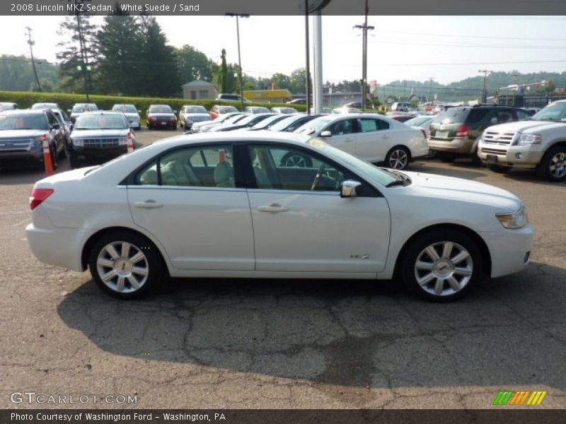 White Suede / Sand 2008 Lincoln MKZ Sedan