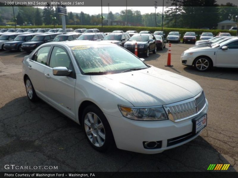 White Suede / Sand 2008 Lincoln MKZ Sedan