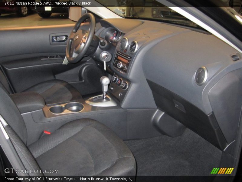 Wicked Black / Black 2011 Nissan Rogue S AWD