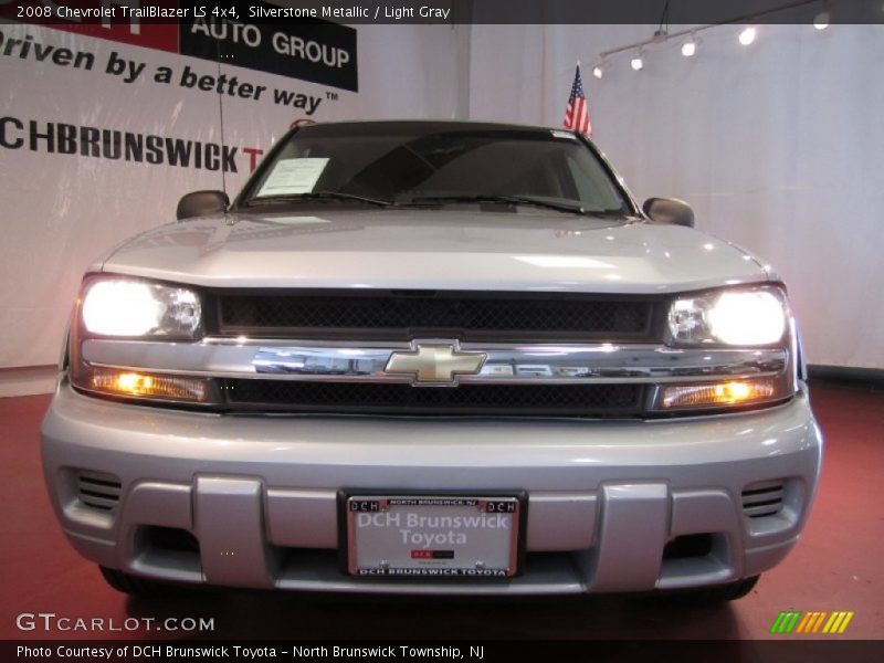 Silverstone Metallic / Light Gray 2008 Chevrolet TrailBlazer LS 4x4