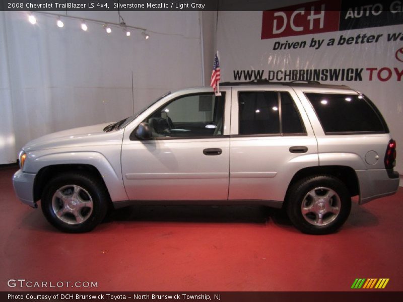 Silverstone Metallic / Light Gray 2008 Chevrolet TrailBlazer LS 4x4
