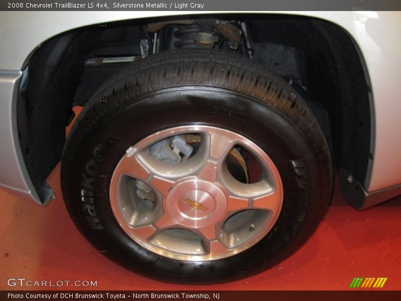 Silverstone Metallic / Light Gray 2008 Chevrolet TrailBlazer LS 4x4