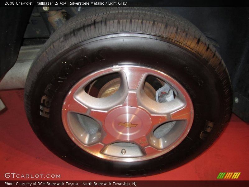 Silverstone Metallic / Light Gray 2008 Chevrolet TrailBlazer LS 4x4