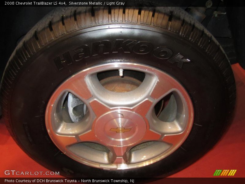 Silverstone Metallic / Light Gray 2008 Chevrolet TrailBlazer LS 4x4