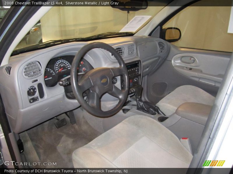 Silverstone Metallic / Light Gray 2008 Chevrolet TrailBlazer LS 4x4