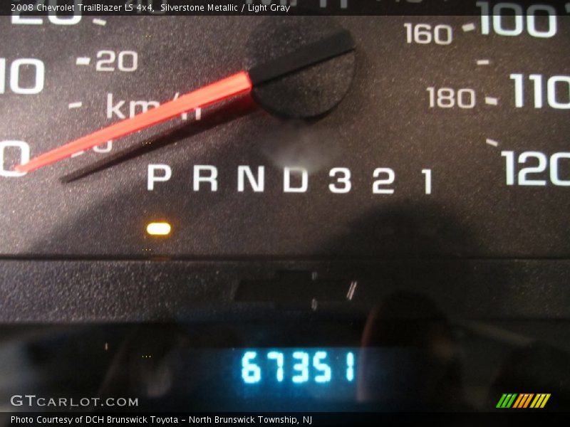 Silverstone Metallic / Light Gray 2008 Chevrolet TrailBlazer LS 4x4