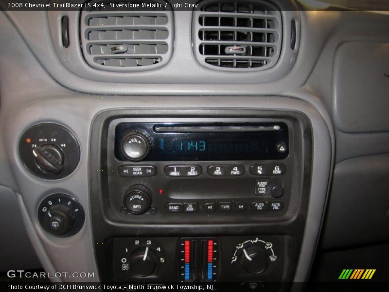 Silverstone Metallic / Light Gray 2008 Chevrolet TrailBlazer LS 4x4