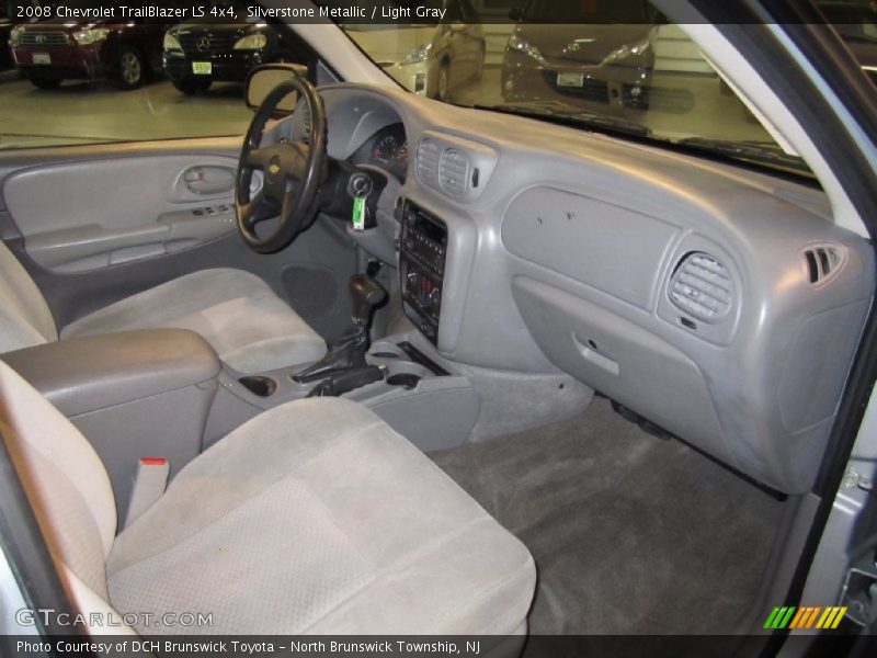 Silverstone Metallic / Light Gray 2008 Chevrolet TrailBlazer LS 4x4