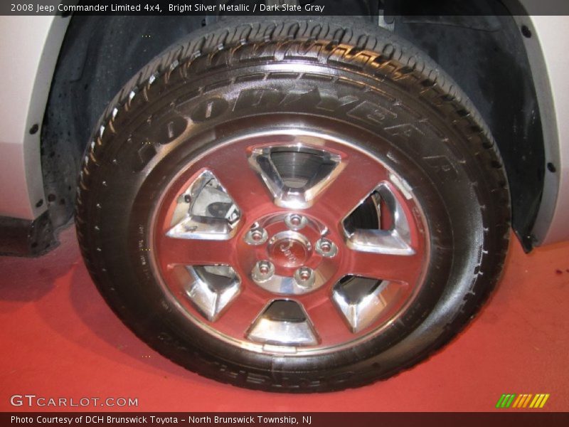 Bright Silver Metallic / Dark Slate Gray 2008 Jeep Commander Limited 4x4