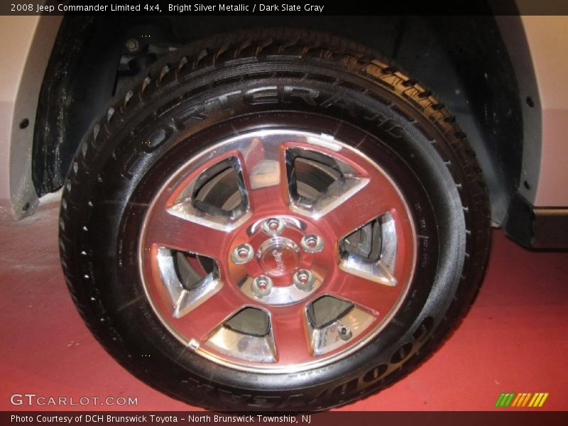 Bright Silver Metallic / Dark Slate Gray 2008 Jeep Commander Limited 4x4