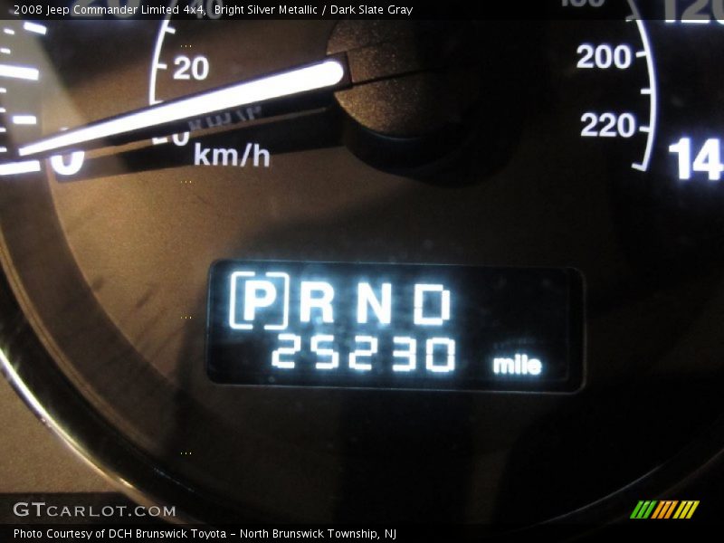 Bright Silver Metallic / Dark Slate Gray 2008 Jeep Commander Limited 4x4