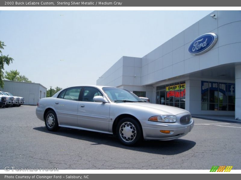 Sterling Silver Metallic / Medium Gray 2003 Buick LeSabre Custom