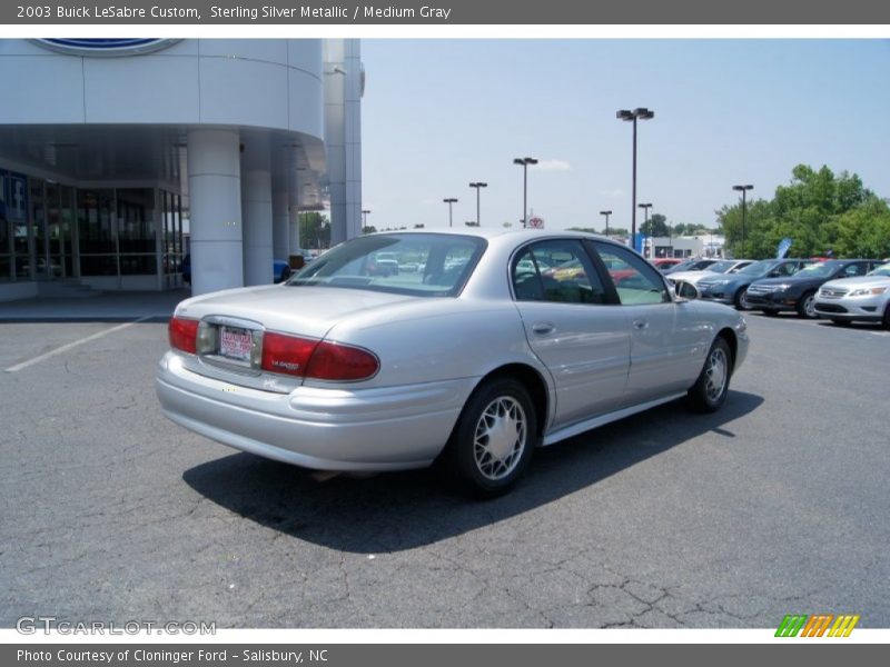 Sterling Silver Metallic / Medium Gray 2003 Buick LeSabre Custom