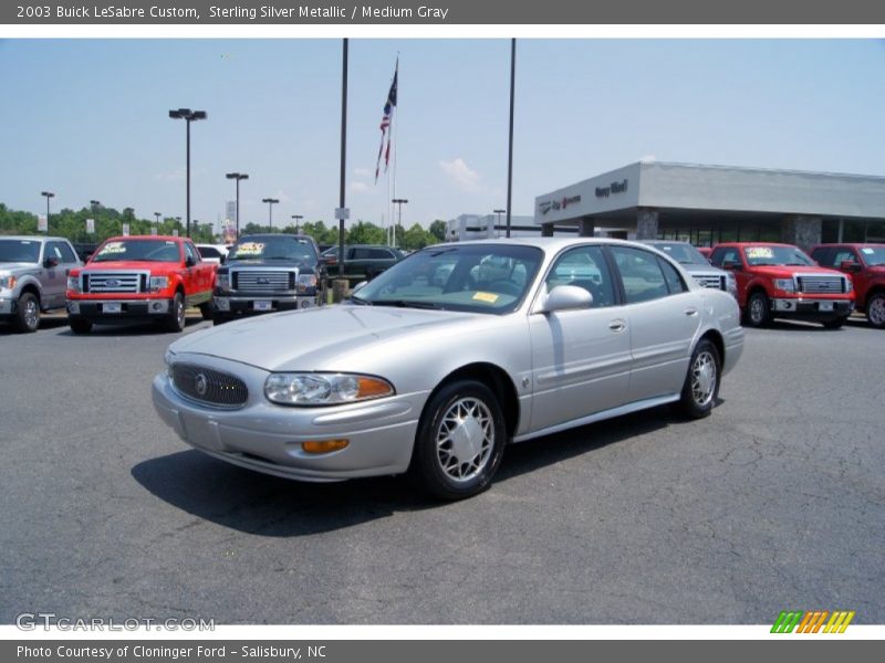 Sterling Silver Metallic / Medium Gray 2003 Buick LeSabre Custom