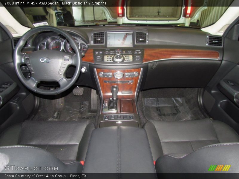 Dashboard of 2008 M 45x AWD Sedan