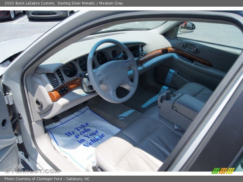 Sterling Silver Metallic / Medium Gray 2003 Buick LeSabre Custom