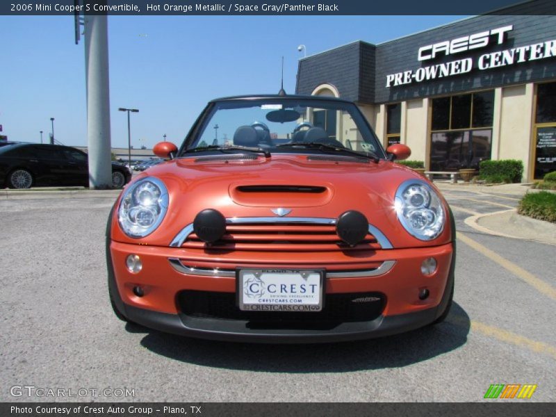 Hot Orange Metallic / Space Gray/Panther Black 2006 Mini Cooper S Convertible