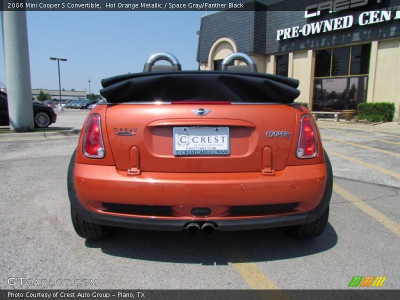 Hot Orange Metallic / Space Gray/Panther Black 2006 Mini Cooper S Convertible