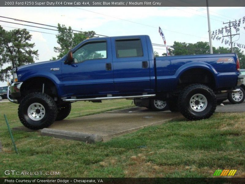  2003 F250 Super Duty FX4 Crew Cab 4x4 Sonic Blue Metallic