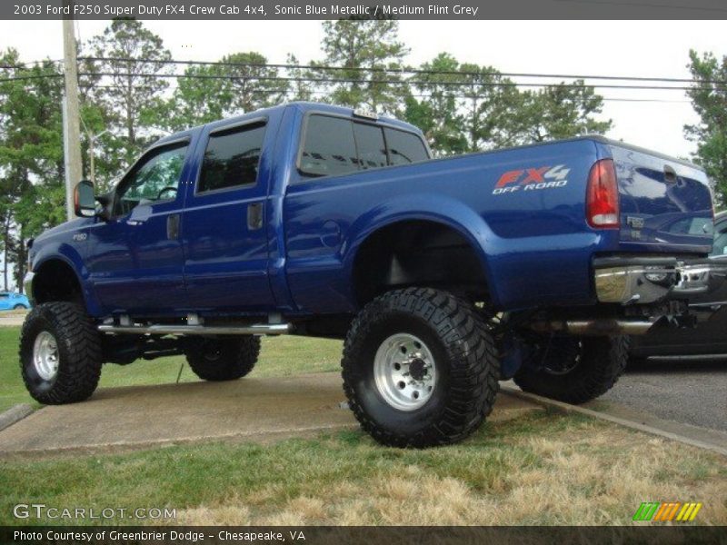  2003 F250 Super Duty FX4 Crew Cab 4x4 Sonic Blue Metallic