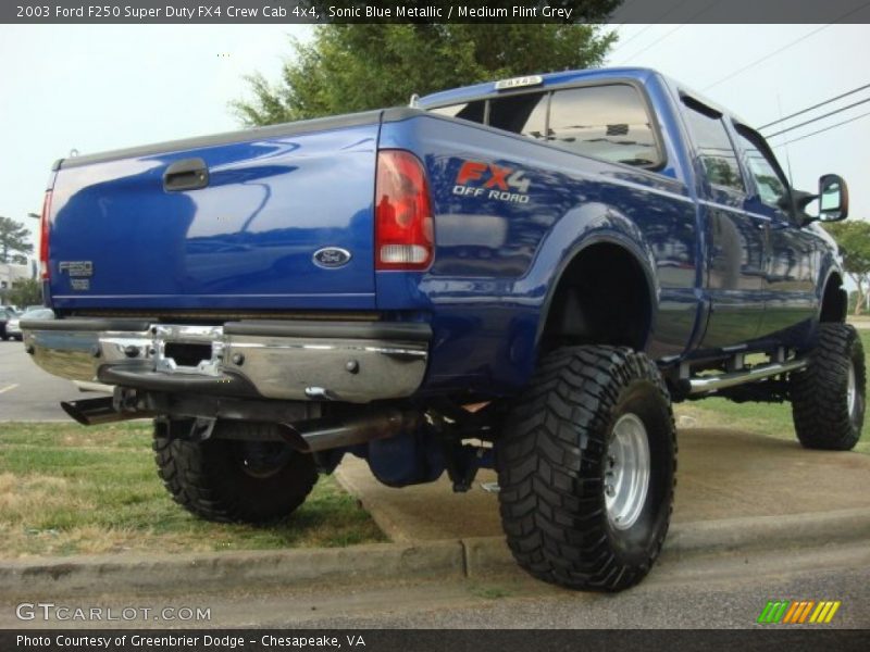  2003 F250 Super Duty FX4 Crew Cab 4x4 Sonic Blue Metallic