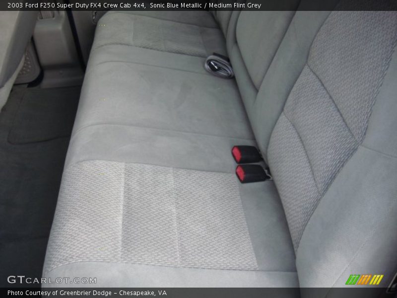  2003 F250 Super Duty FX4 Crew Cab 4x4 Medium Flint Grey Interior