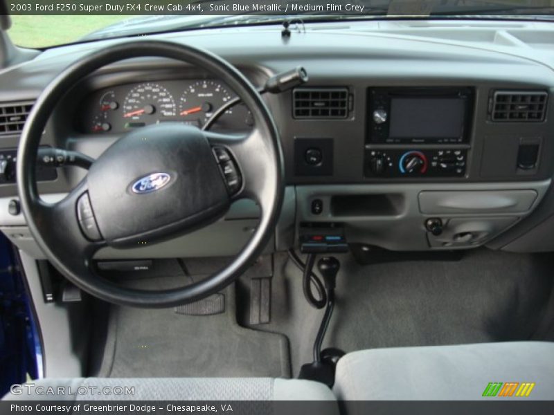 Dashboard of 2003 F250 Super Duty FX4 Crew Cab 4x4